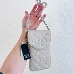 NWT Badgley Mischka | Quilted Phone Holder Crossbody Bag